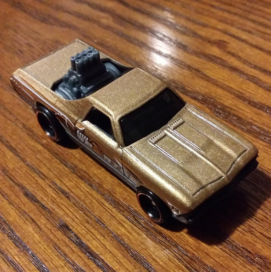 '68 El Camino (Gold) - HW Sports - Hot Wheels Basic Loose (2021)