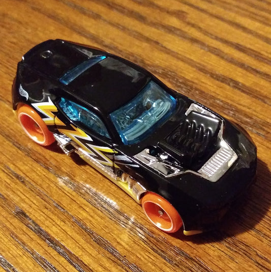 Twinduction (Black) - Track Builder Unlimited - Hot Wheels Basic Loose (2021)