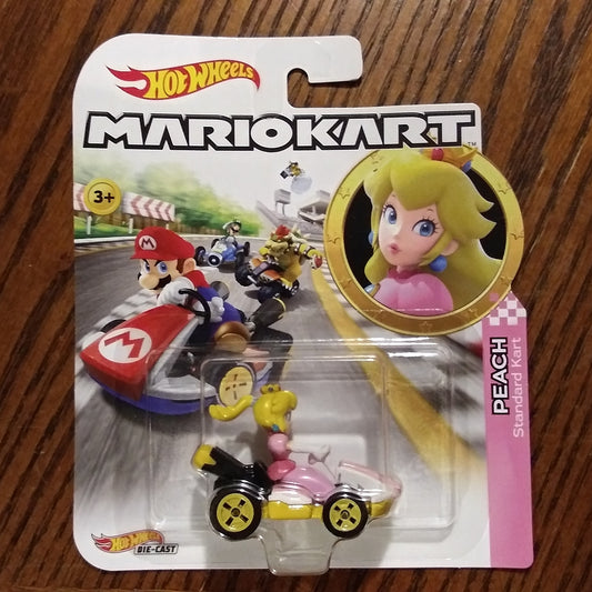 Princess Peach Standard Kart - Mario Kart Character Cars - Hot Wheels (2019)