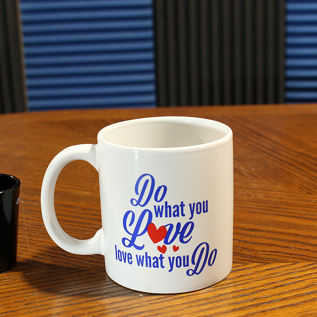 Do What You Love Love What You Do Ceramic Mug (14 oz)