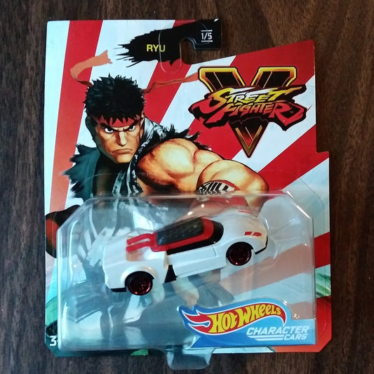 Ryu - Street Fighter V Character Car - Hot Wheels Gaming (2020)