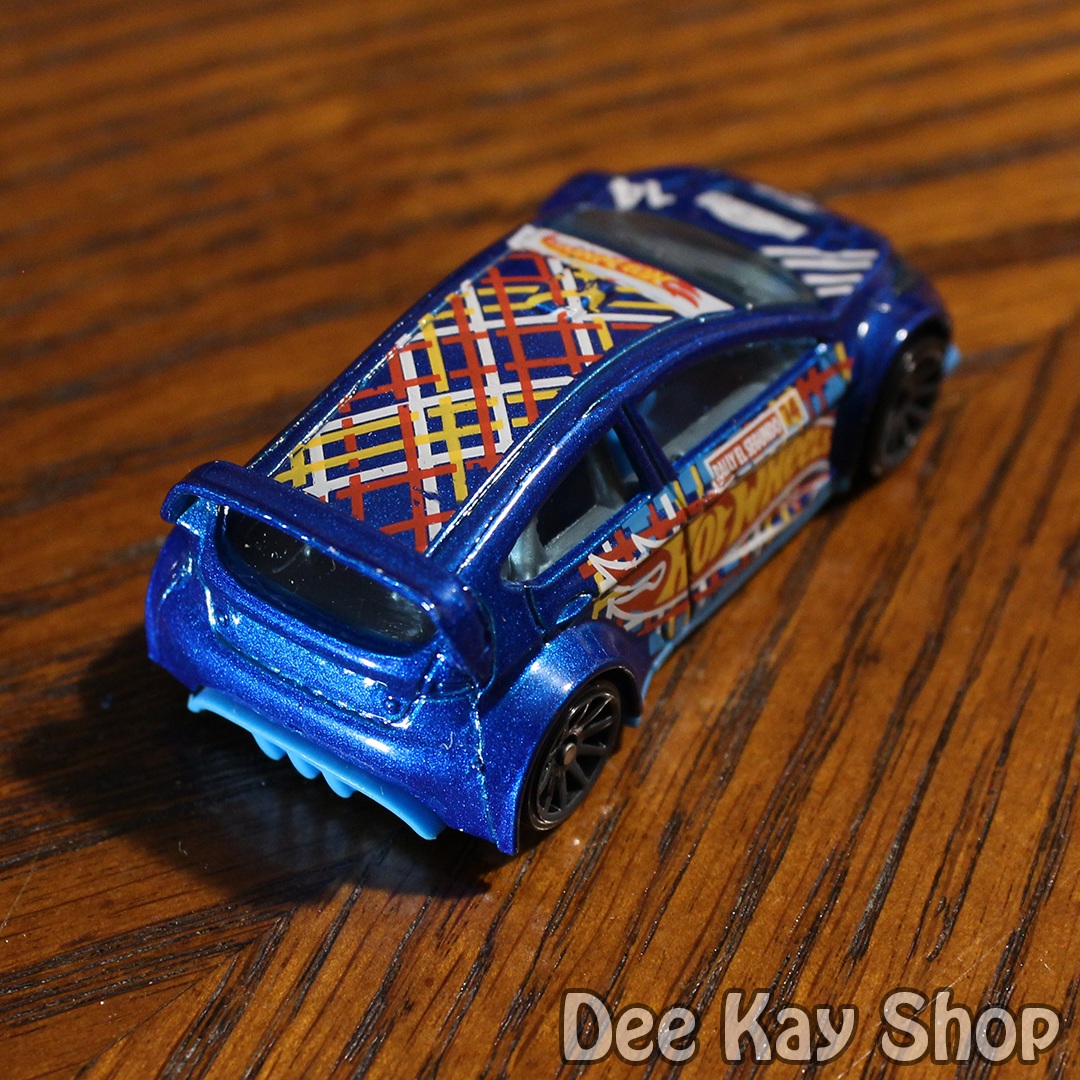 '12 Ford Fiesta (Blue) - HW Race Team - Hot Wheels Basic Loose (2017)