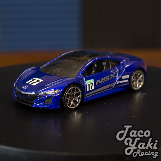 '17 Acura NSX (Immersion Blue) - Racing Circuit - Hot Wheels Basic Loose (2022)