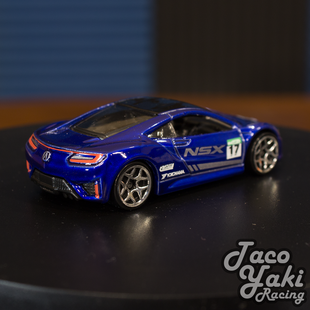 '17 Acura NSX (Immersion Blue) - Racing Circuit - Hot Wheels Basic Loose (2022)
