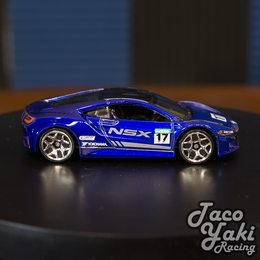 '17 Acura NSX (Immersion Blue) - Racing Circuit - Hot Wheels Basic Loose (2022)
