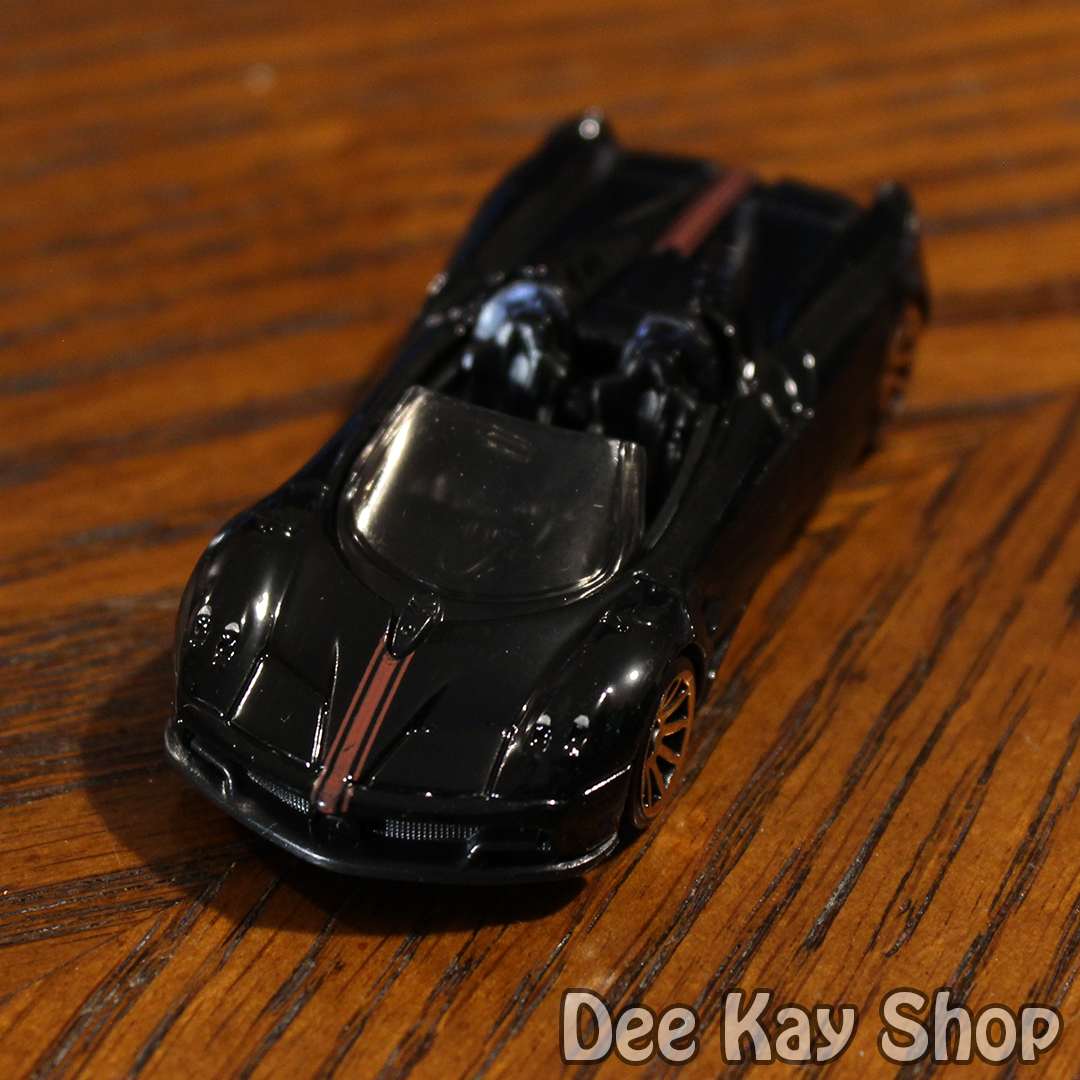 '17 Pagani Huayra Roadster (Black) - HW Exotics - Hot Wheels Basic Loose (2019)