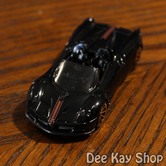 '17 Pagani Huayra Roadster (Black) - HW Exotics - Hot Wheels Basic Loose (2019)