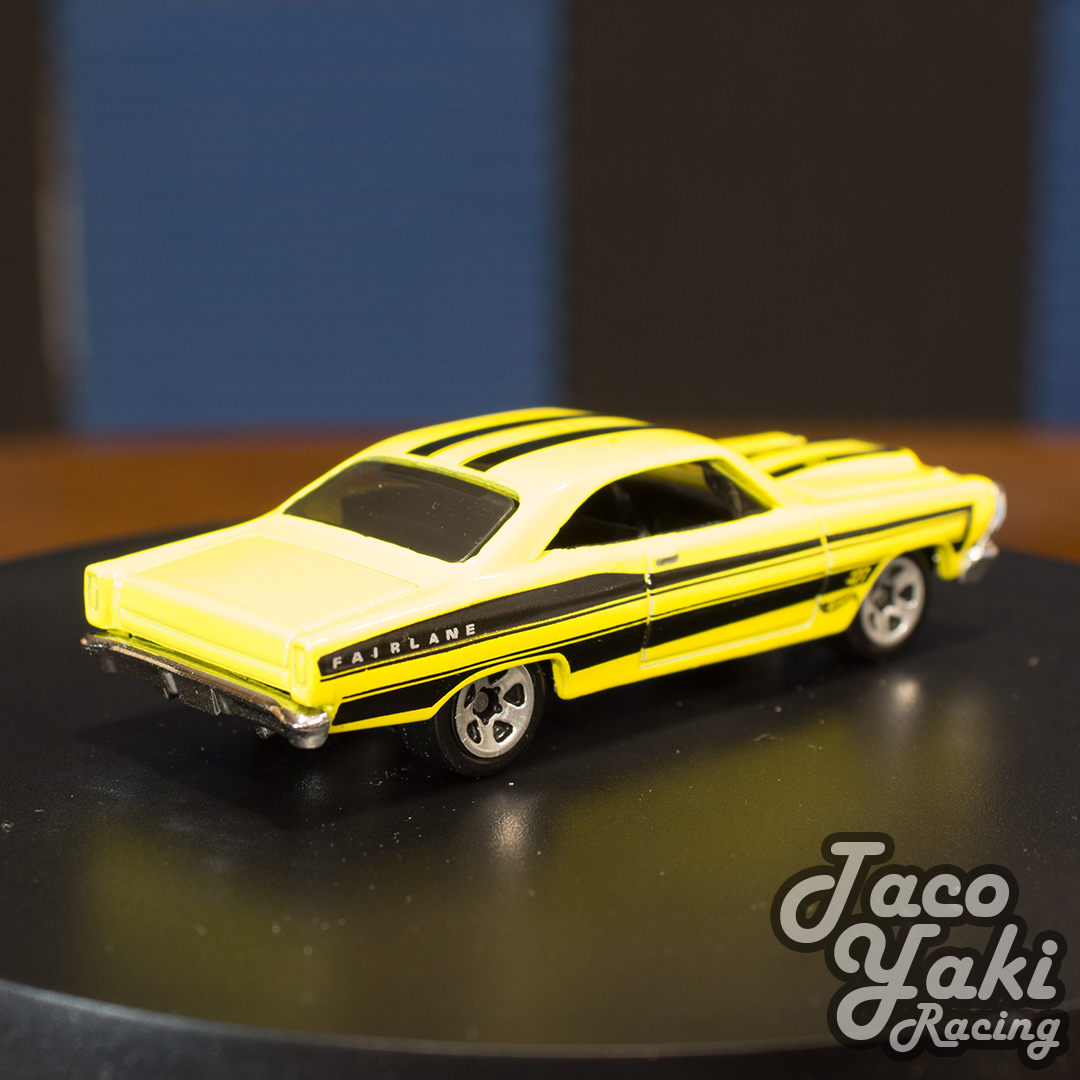 '66 Ford 427 Fairlane (Yellow) - American Steel - Hot Wheels Basic Loose (2020)