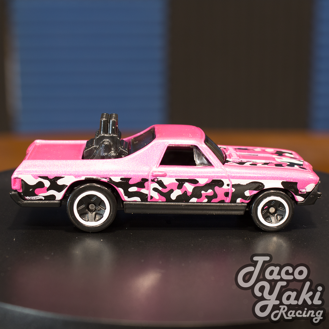 '68 El Camino (Pink) - Urban Camouflage - Hot Wheels Basic Loose (2020)