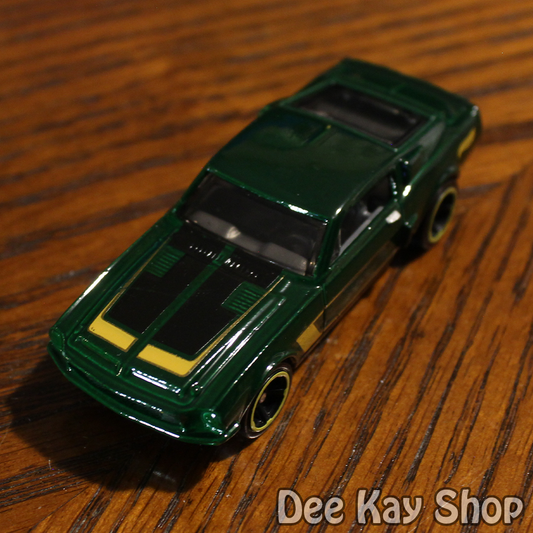 '68 Shelby GT500 (Dark Green) - Then and Now - Hot Wheels Basic Loose (2016)
