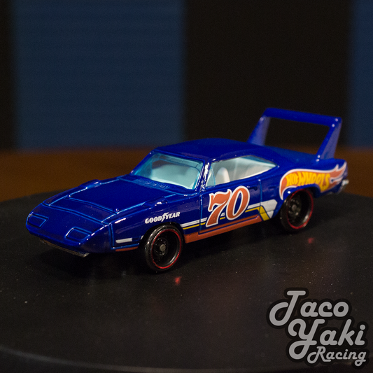 '70 Plymouth Superbird (Race Team Blue) - HW Race Team - Hot Wheels Basic Loose (2022)