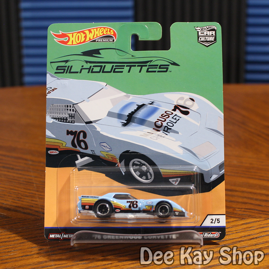 '76 Greenwood Corvette - Silhouettes - Hot Wheels Premium Car Culture (2019)
