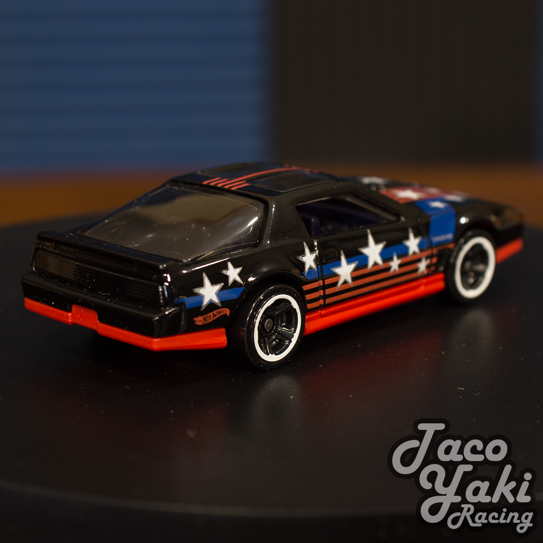 1984 Pontiac Firebird (Black) - Stars & Stripes - Hot Wheels Basic Loose (2022)