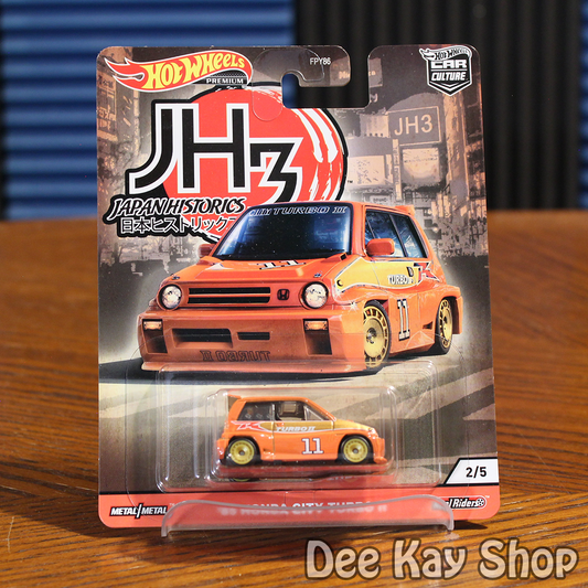 '85 Honda City Turbo II - Japan Historics 3 - Hot Wheels Premium Car Culture (2020)