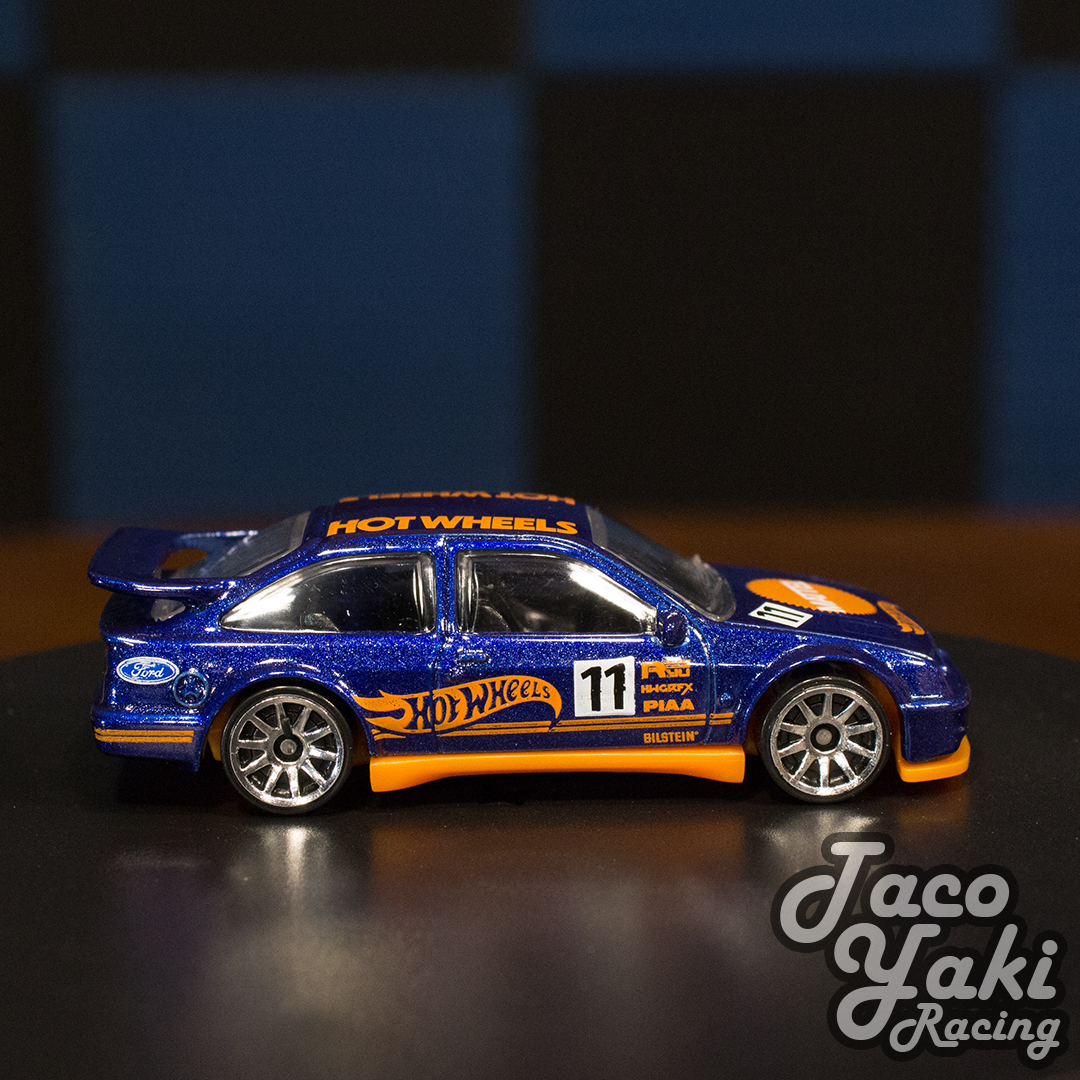 '87 Ford Sierra Cosworth (Blue) - Retro Racers - Hot Wheels Basic Loose (2022)