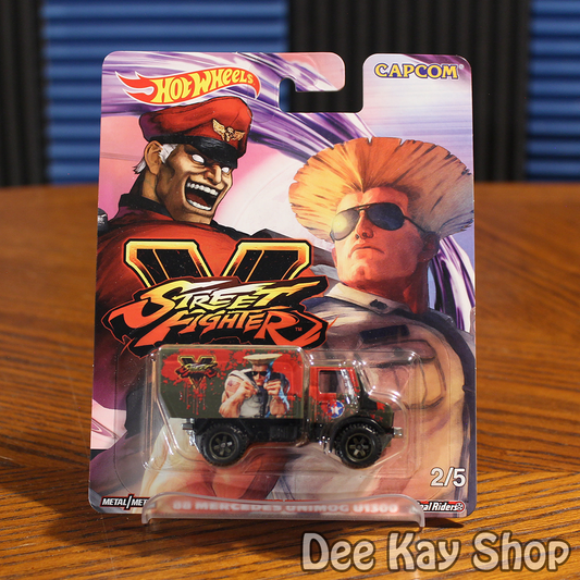 '88 Mercedes Unimog U1300 (Guile vs Bison) - Street Fighter V - Hot Wheels Premium Car Culture (2018)