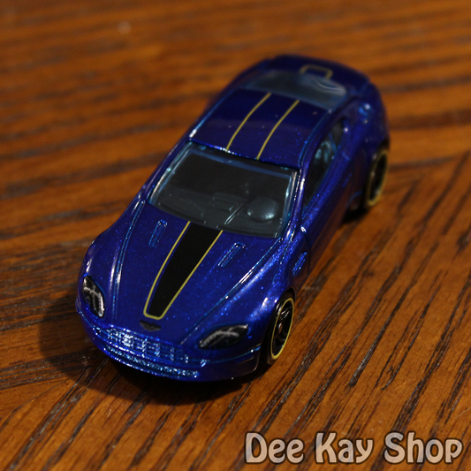 Aston Martin V8 Vantage (Blue) - HW Exotics - Hot Wheels Basic Loose (2019)