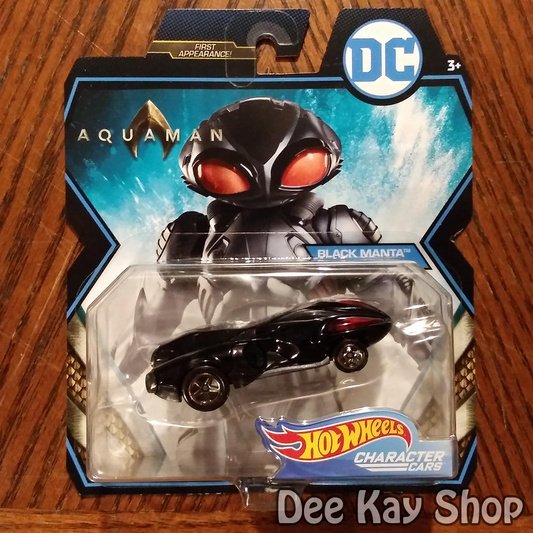 Black Manta - DC Universe Aquaman Character Cars - Hot Wheels (2019)