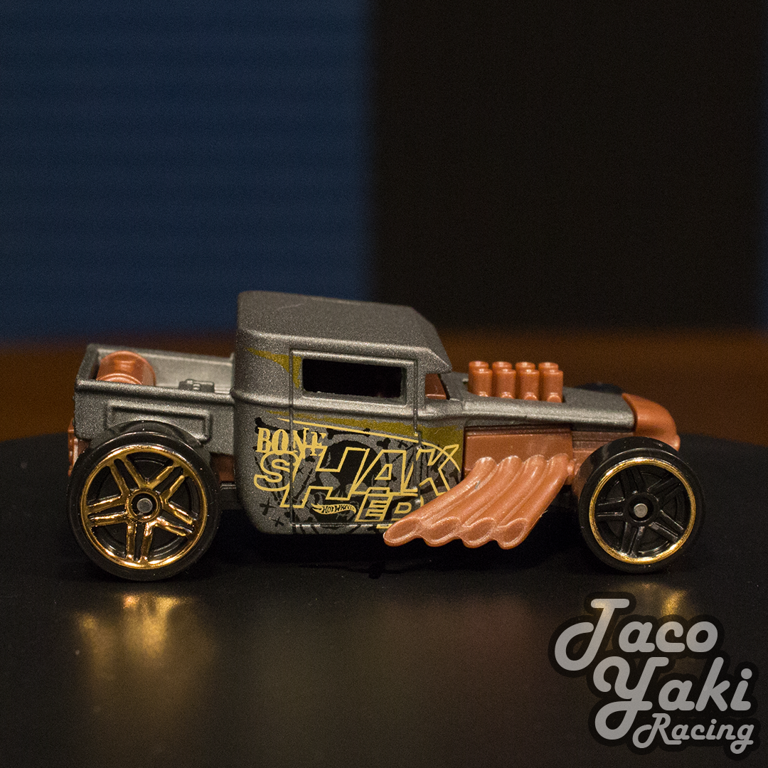 Bone Shaker (Gray) - HW Exposed Engines - Hot Wheels Basic Loose (2022)