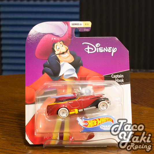 Captain Hook - Disney Character Cars Series 6 - Hot Wheels (2020)