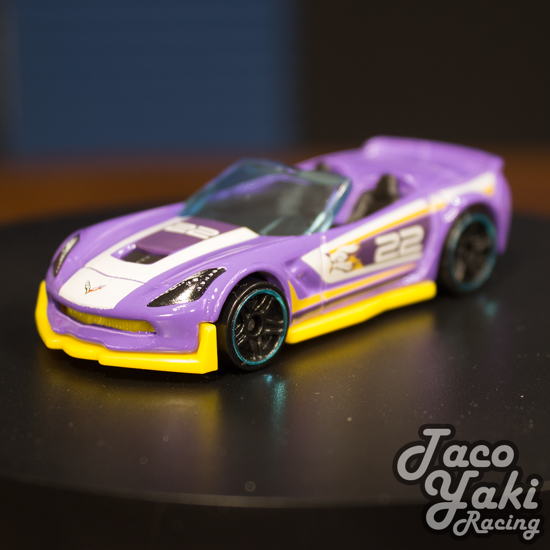 Corvette C7 Z06 Convertible Purple Spring Hot Wheels Basic