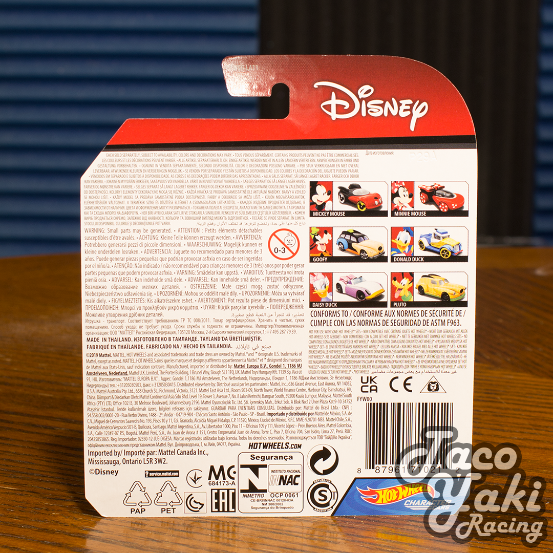 Daisy Duck - Disney Mickey and Friends Character Cars - Hot Wheels (2019)