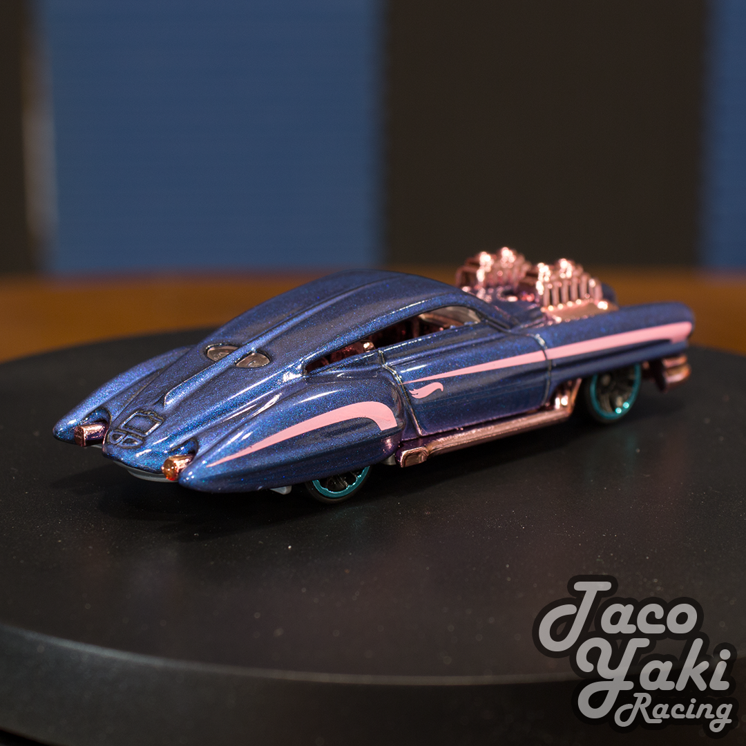 Evil Twin (Satin Blue) - 54th Anniversary: Blue and Pink - Hot Wheels Basic Loose (2022)