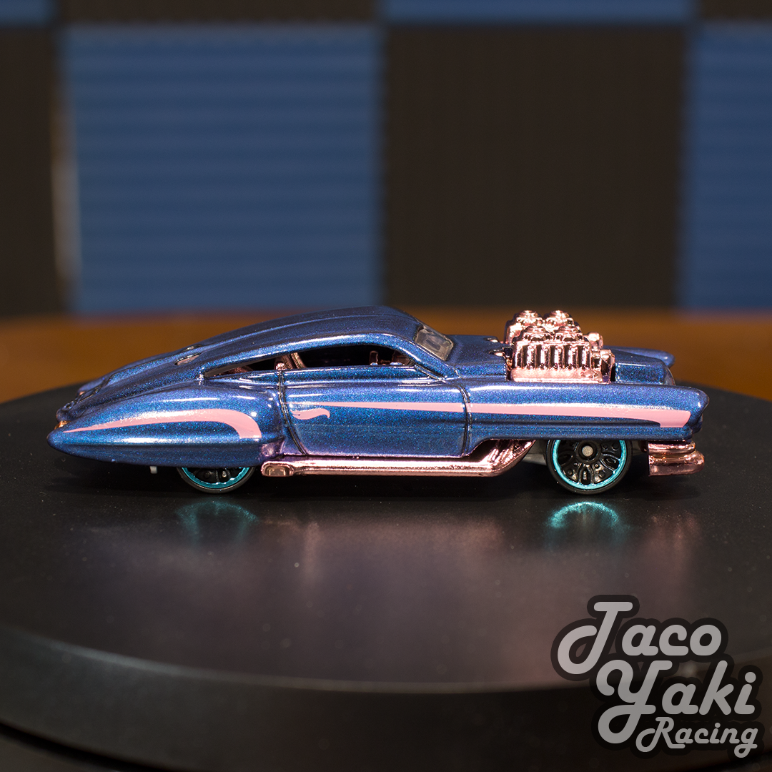 Evil Twin (Satin Blue) - 54th Anniversary: Blue and Pink - Hot Wheels Basic Loose (2022)
