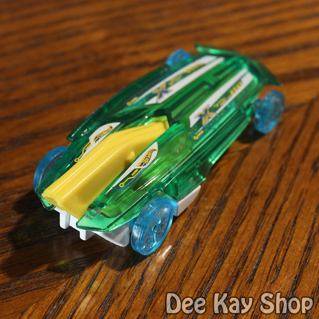 HW Formula Solar (Clear Green) - X-Raycers - Hot Wheels Basic Loose (2017)
