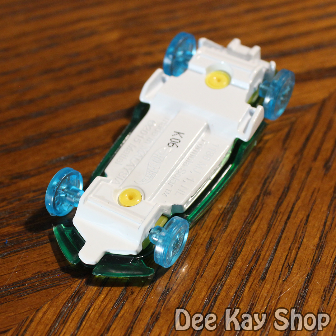 HW Formula Solar (Clear Green) - X-Raycers - Hot Wheels Basic Loose (2017)