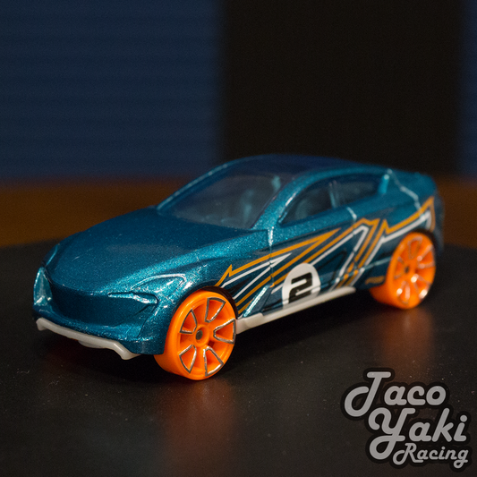 Grand Cross (Metalflake Teal) - Action - Hot Wheels Basic Loose (2022)