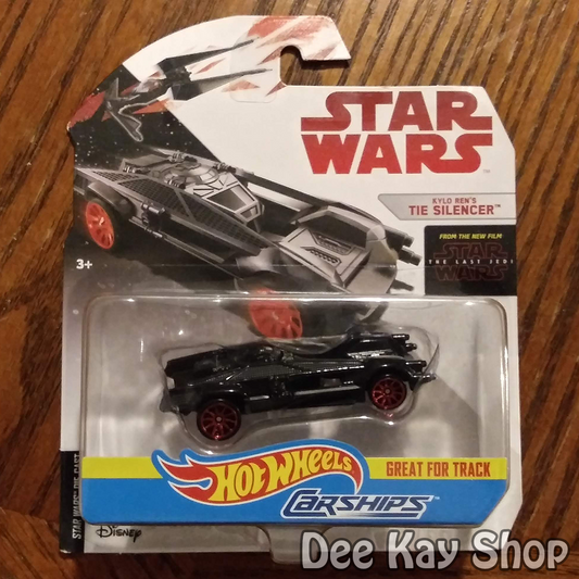 Kylo Rens Tie Silencer - Star Wars The Last Jedi Carships - Hot Wheels (2018)