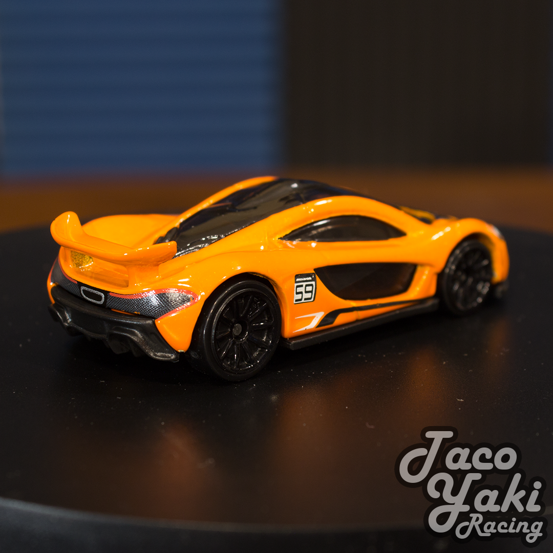 McLaren P1 (Papaya Orange) - Racing Circuit - Hot Wheels Basic Loose (2022)