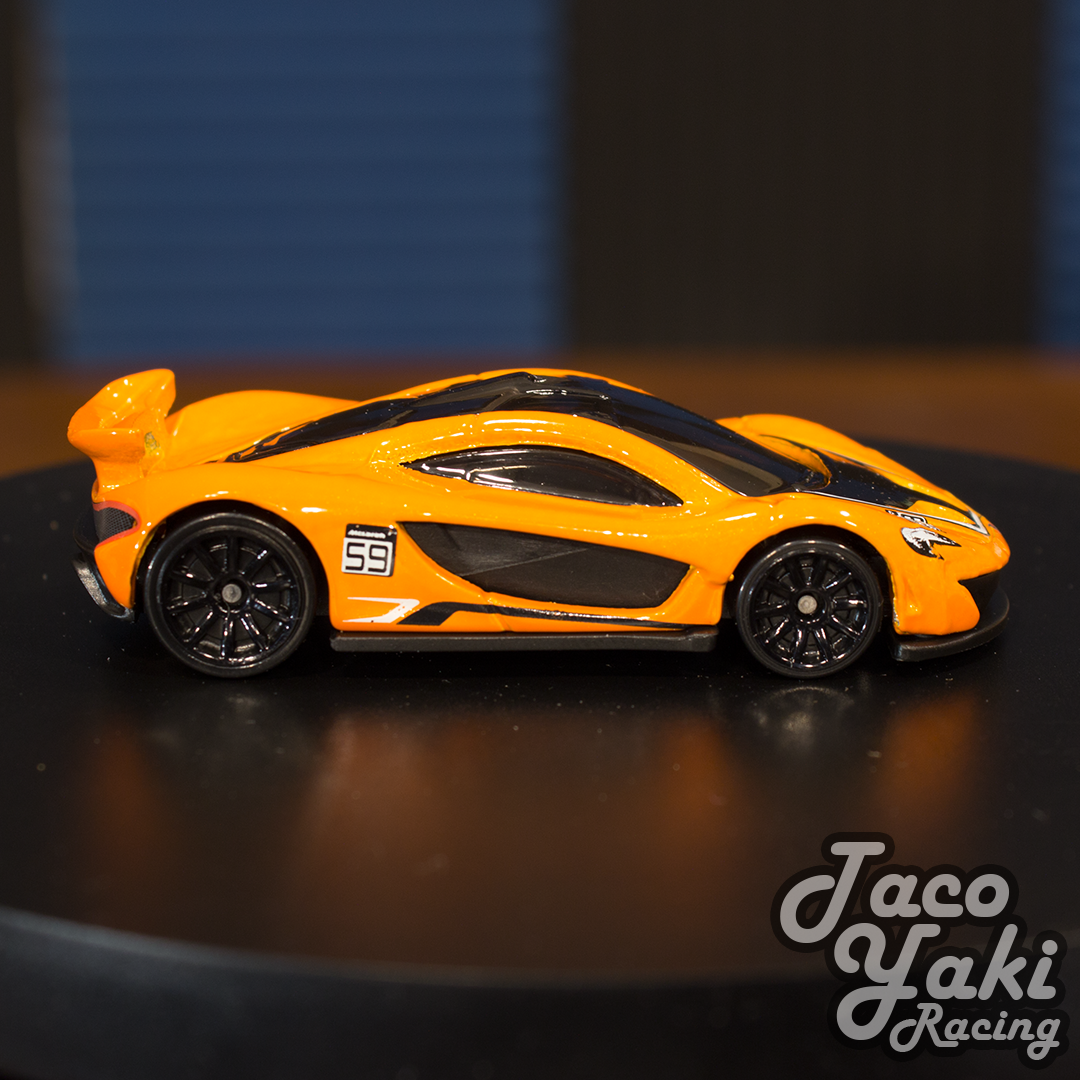 McLaren P1 (Papaya Orange) - Racing Circuit - Hot Wheels Basic Loose (2022)