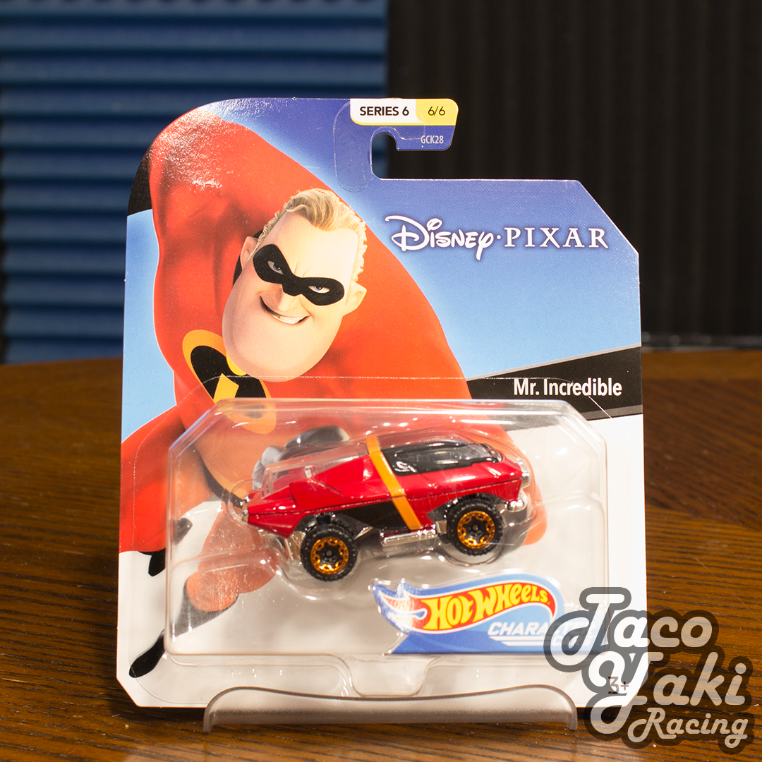 Mr. Incredible - Disney Character Cars Series 6 - Hot Wheels (2020)