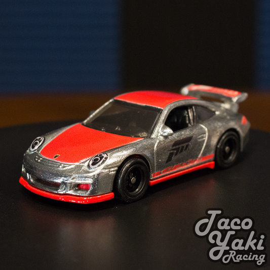 Porsche 911 GT3 RS (ZAMAC + Red) - Forza Motorsport - Hot Wheels Premium Loose (2017)