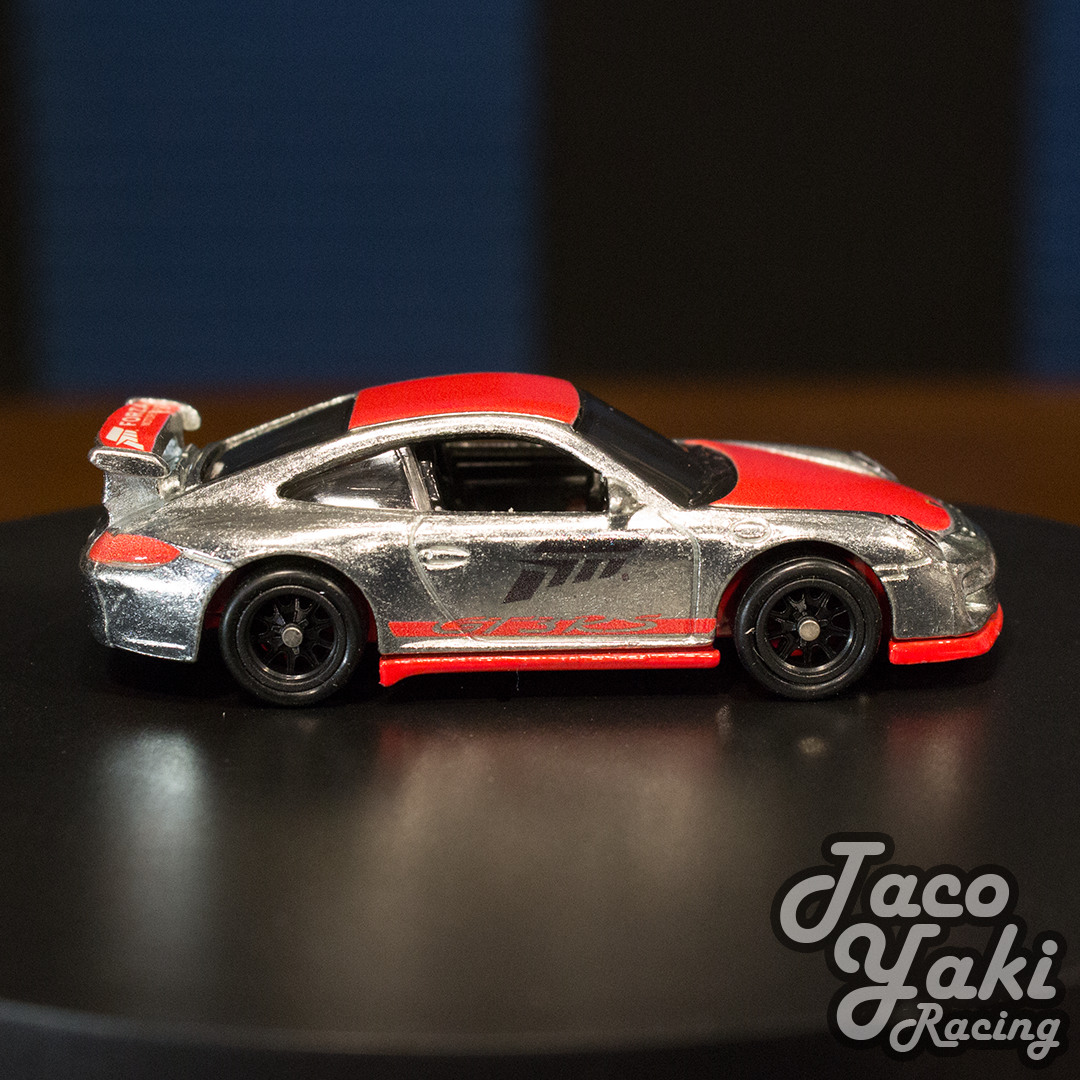 Porsche 911 GT3 RS (ZAMAC + Red) - Forza Motorsport - Hot Wheels Premium Loose (2017)