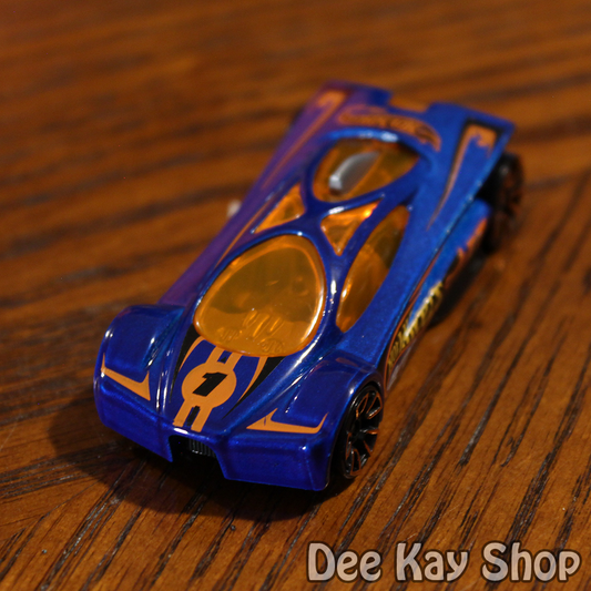 Sling Shot (Dark Blue) - Multipack Exclusive - Hot Wheels Basic Loose (2020)