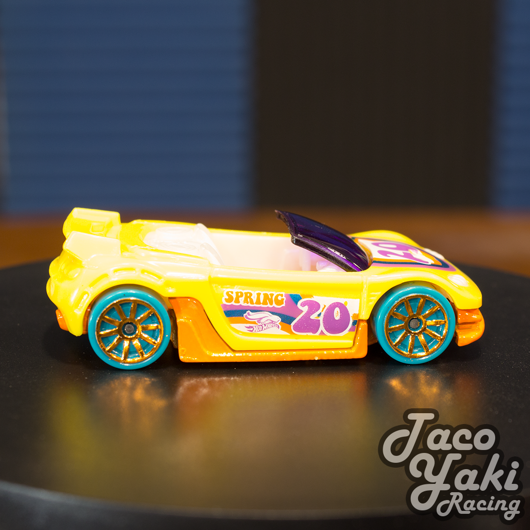 Trak-Tune (Yellow) - Spring - Hot Wheels Basic Loose (2020)