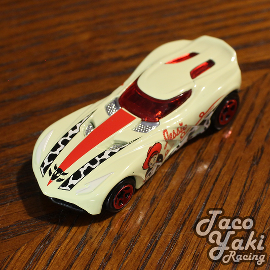 Velocita (Pale Yellow) - Toy Story - Hot Wheels Basic Loose (2019)