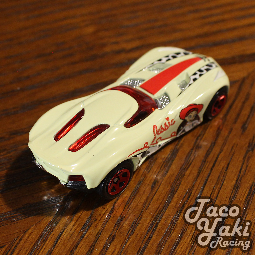 Velocita (Pale Yellow) - Toy Story - Hot Wheels Basic Loose (2019)