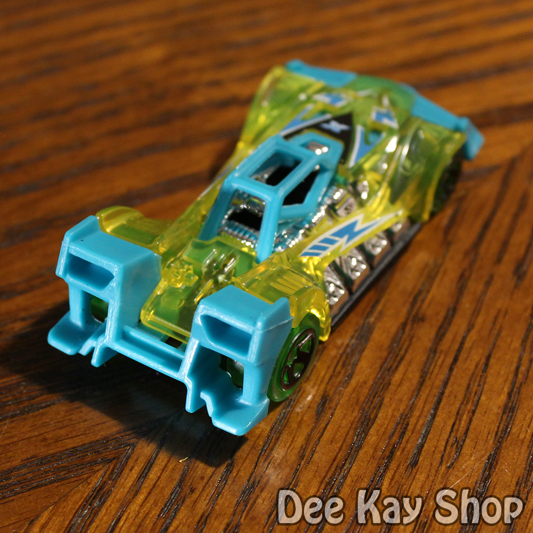 Voltage Spike (Transparent Yellow) - X-Raycers - Hot Wheels Basic Loose (2017)