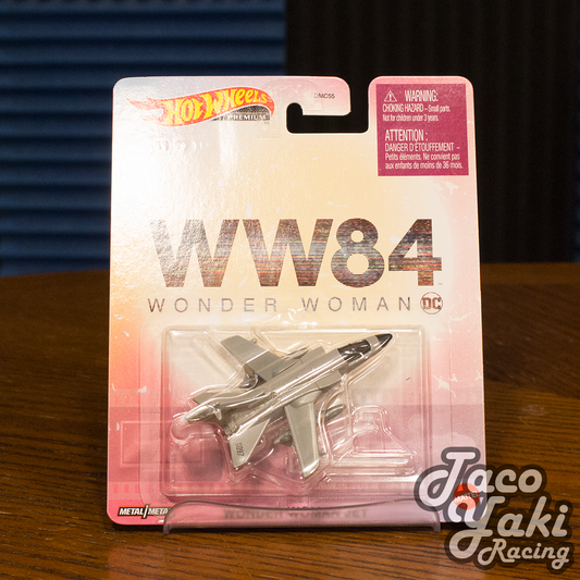 Wonder Woman Jet (Metalflake Dark Gray) - Wonder Woman 1984 - Hot Wheels Premium (2022)