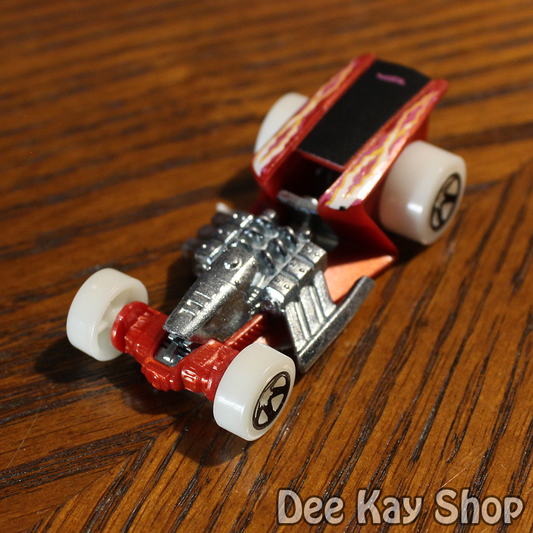 Z-Rod (Satin Red) - HW Glow Wheels - Hot Wheels Basic Loose (2017)