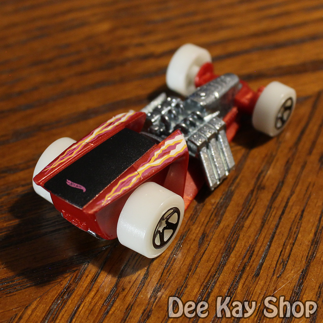 Z-Rod (Satin Red) - HW Glow Wheels - Hot Wheels Basic Loose (2017)