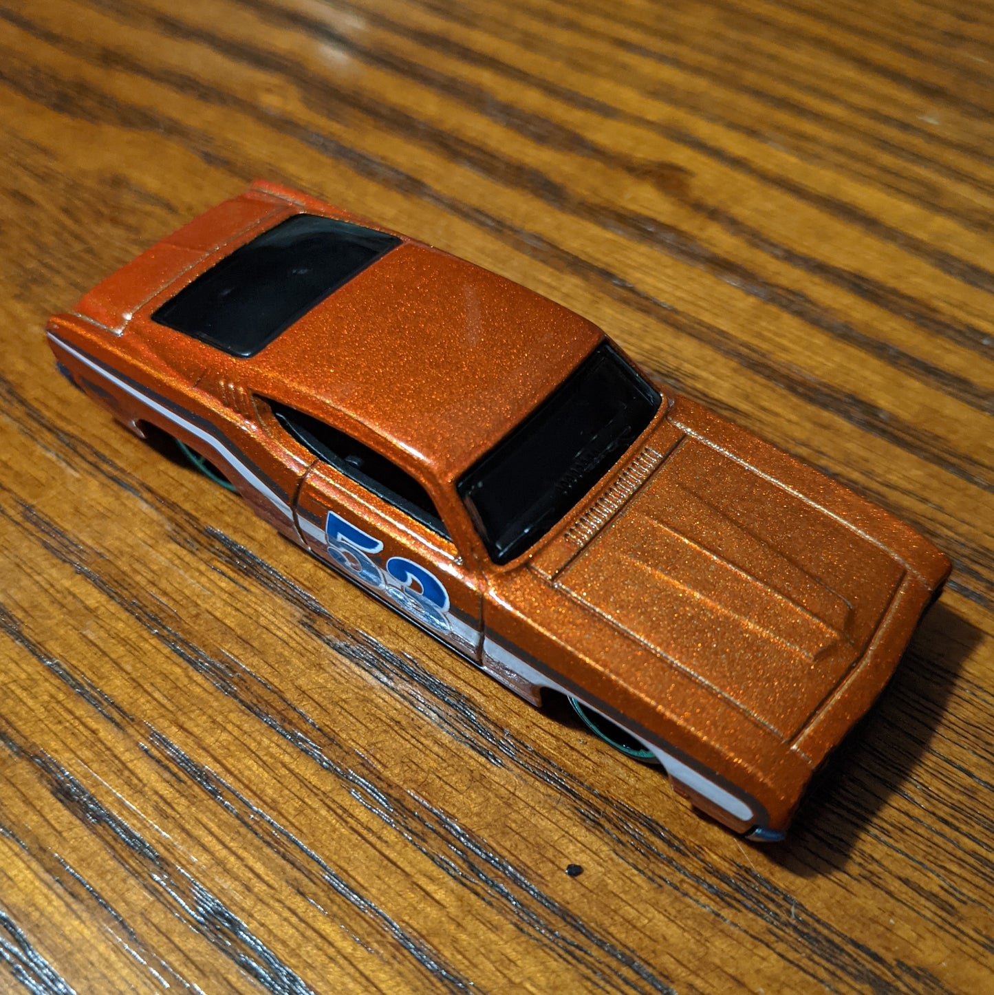 '69 Ford Torino Talladega - Orange and Blue 53rd Anniversary - Hot Wheels Loose (2021)