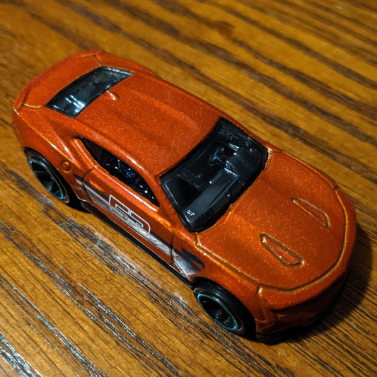 '18 Camaro SS - Orange and Blue 53rd Anniversary - Hot Wheels Loose (2021)