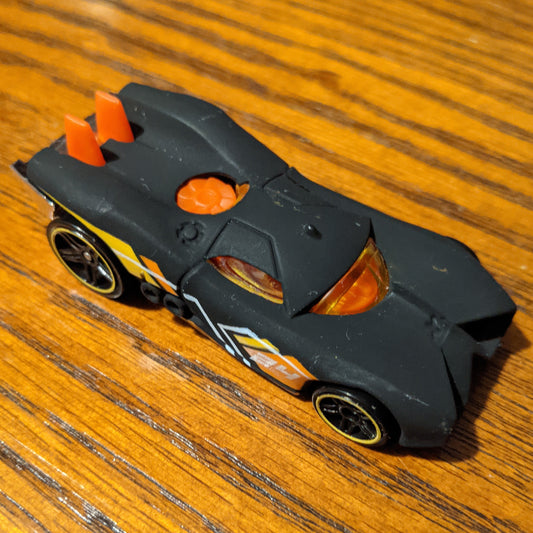 Prototype H-24 (Matte Black) - Track Builder - Hot Wheels Basic Loose (2019)