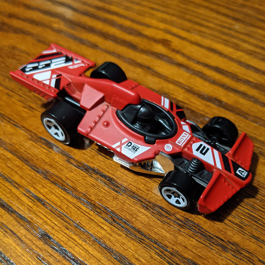 Formula Flashback (Red) - Track Builder - Hot Wheels Basic Loose (2019)