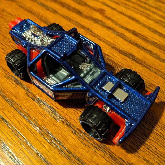 Roll Cage (Metalflake Dark Blue) - Dino City - Hot Wheels Basic Loose (2019)